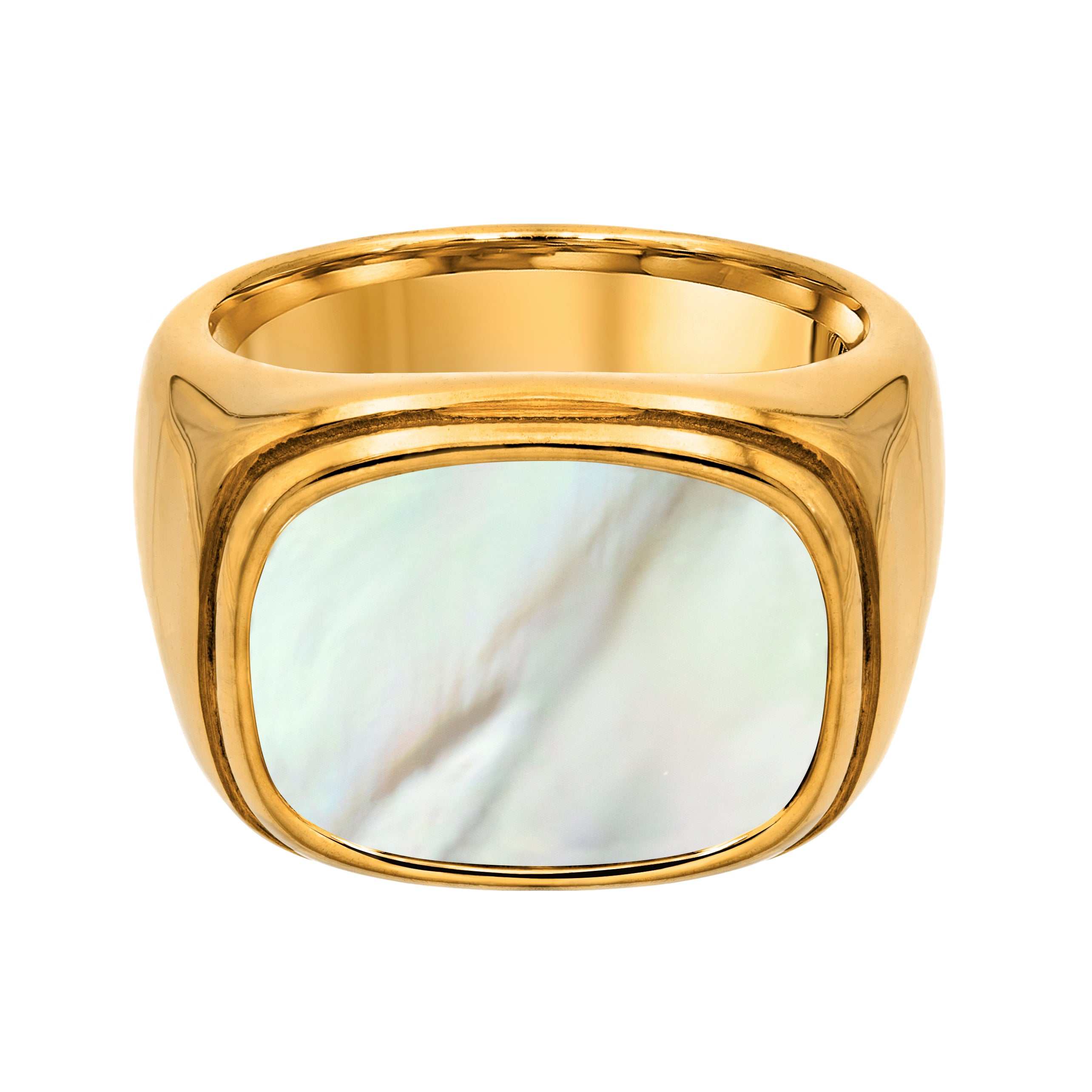 Buy Online Shell Signet Ring | Narcissa Jewelry