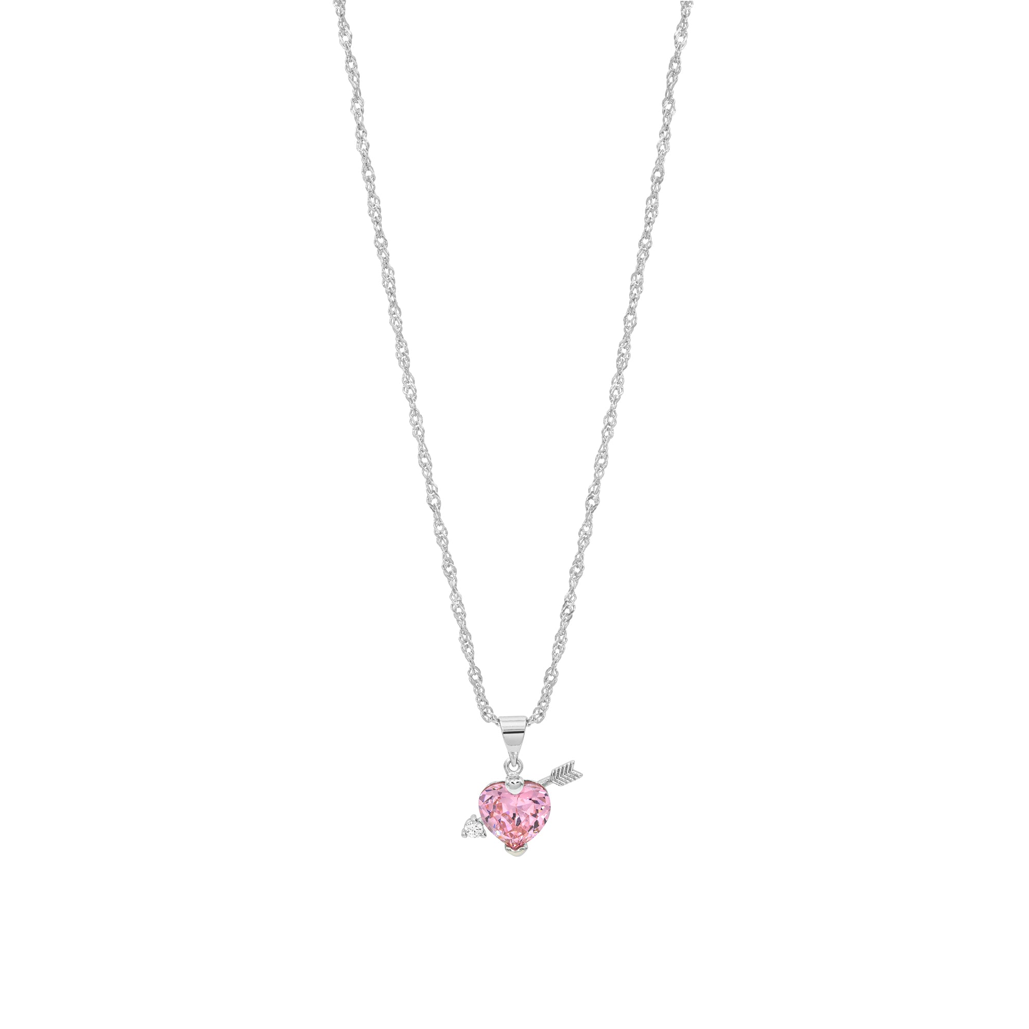 Heart Crystal Necklace - Narcissa