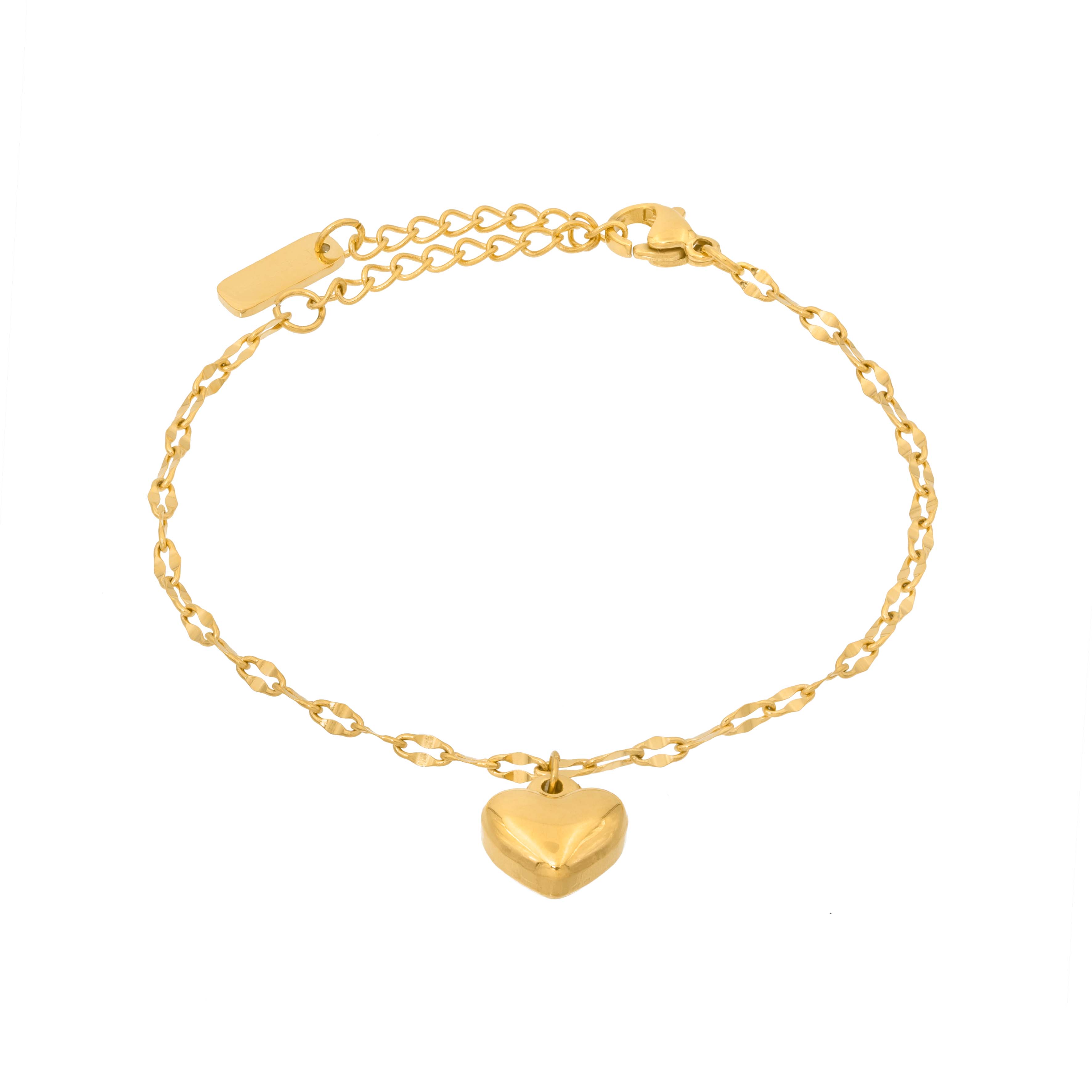Golden Heart Bracelet - Narcissa